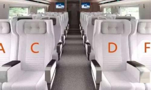 高铁火车票怎么看座位的（高铁座次）2