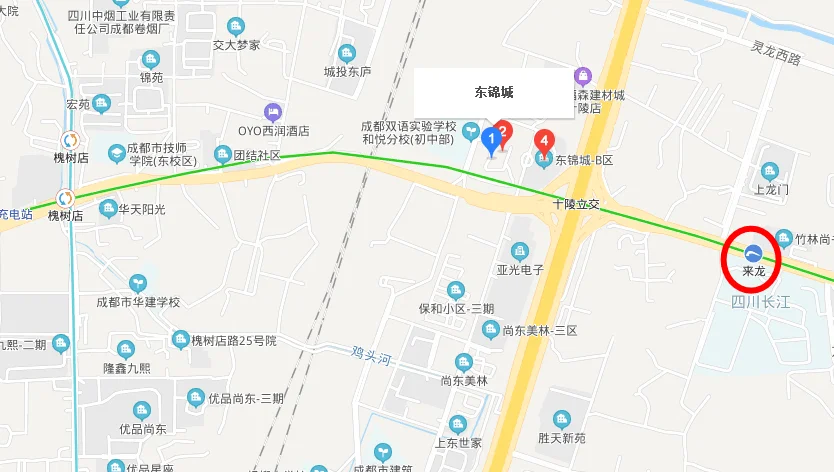 成都市地铁四号线有哪些站点（成都地铁四号线来龙站）