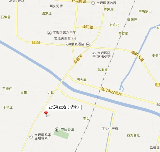 天津高铁站在哪里（宝坻高铁南站）