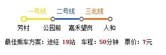 芳村地铁到人和站（人和到芳村地铁站）1