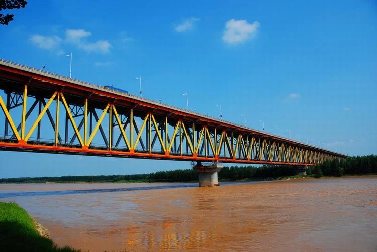 黄河铁路大桥的各个黄河铁路大桥（孟津铁路桥）2