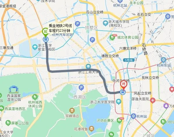 杭州火车东站到三墩镇有地铁吗（杭州火车东站到虾龙圩地铁站）1