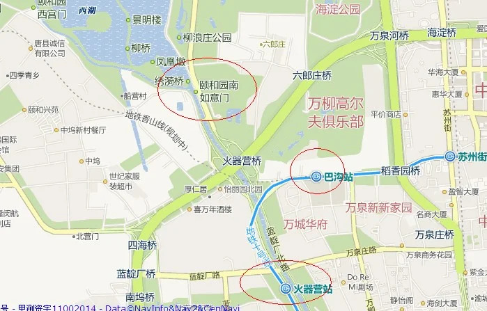 北京颐和园附近有什么地铁（颐和园那个门有地铁站）2