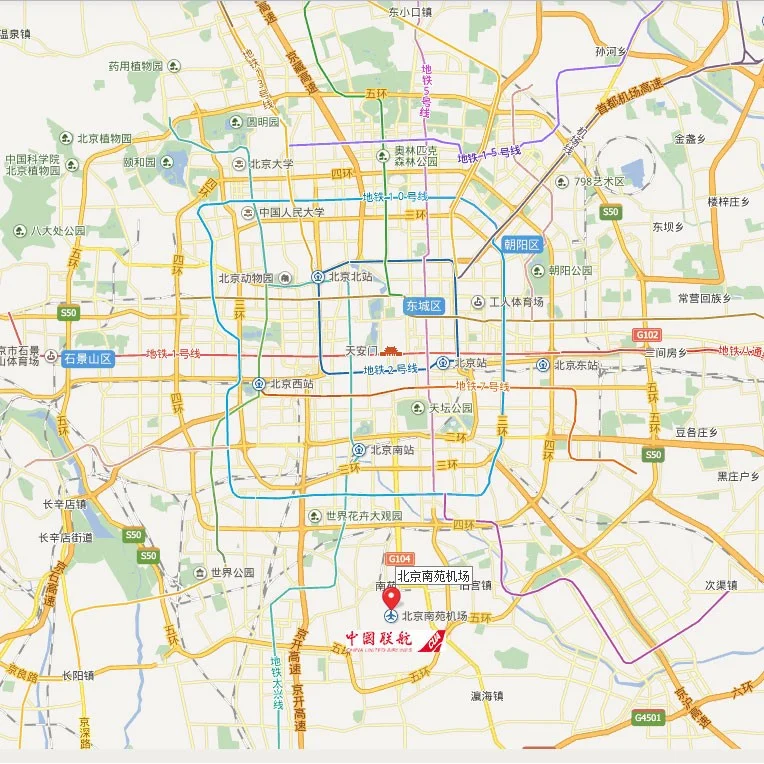 北京西站到丰台区南苑机场警备东路六号五区怎么走（北京西单到南苑机场坐几号地铁）