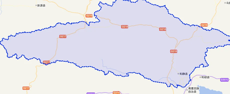 南疆铁路的沿线车站（新疆和静铁路规划图）4