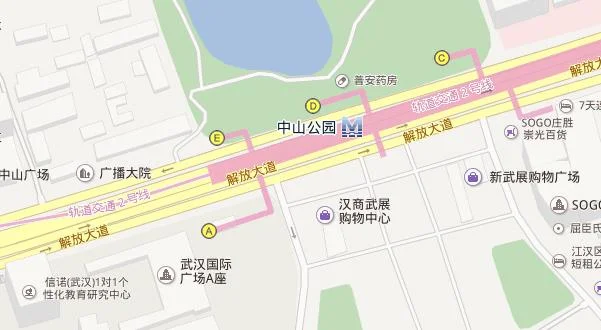 武汉国际广场正前门在地铁哪个出口下最(前门地铁哪个出口)2