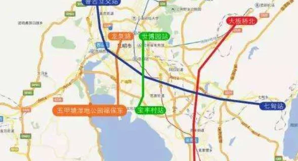 昆明地铁1号线2号线都经过哪些站（昆明地铁2号线穿心鼓楼站出口）