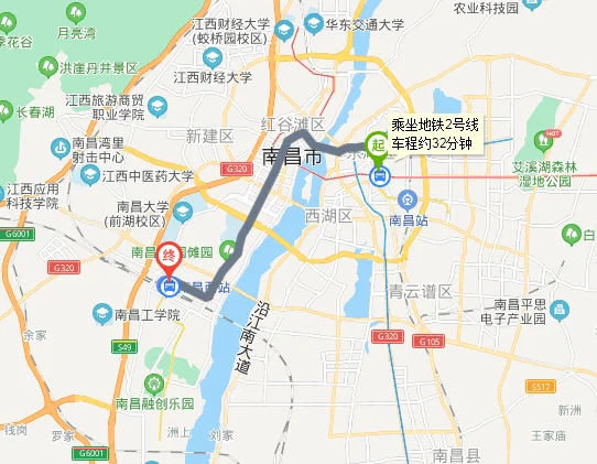 南昌西站坐地铁去八一广场需要多长时间（南昌八一广场地铁转南昌西）2