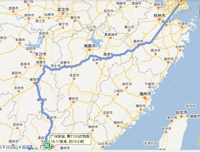 广州高铁线路有哪几条线（广州的铁路线路图）2