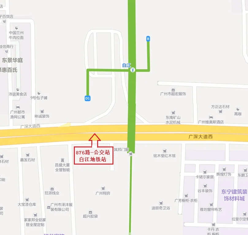 广州白江站地铁运行没有今天（新塘白江地铁出口）
