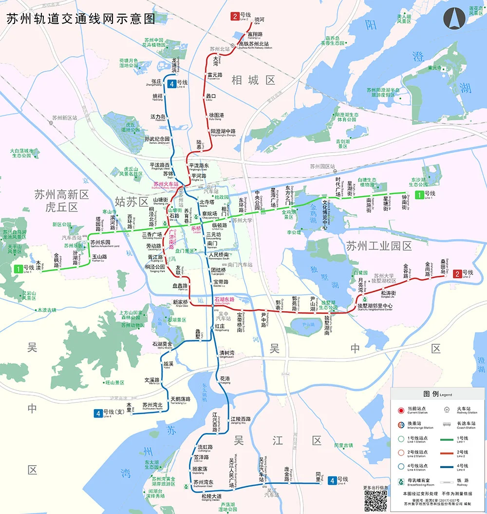 苏州地铁4号线路线图（苏州地铁四号线出口）5