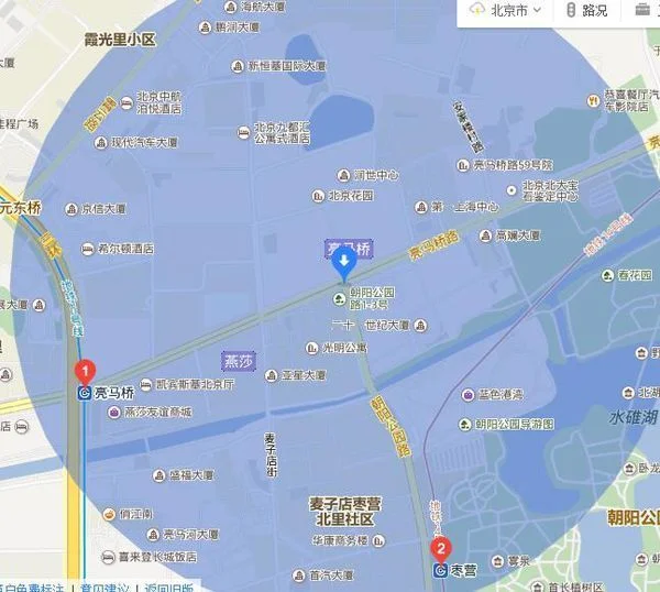 14号地铁在朝阳公园哪个门有站（朝阳公园地铁站几号线）2