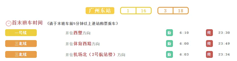 广州地铁最早几点开（广州地铁早上到广州南最早几点发车时间）2