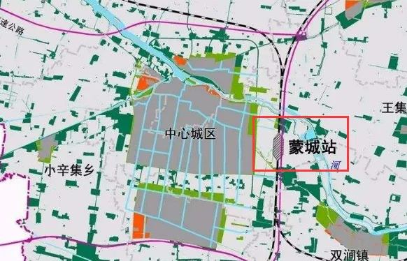 皖北城际铁路网规划安徽这9个市全要通车(获批经蒙城铁路图)2