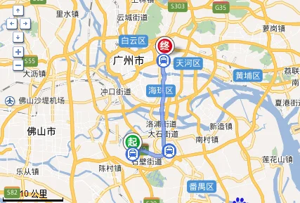 广州南到天河城的地铁线路（车陂南到天河城地铁站）2