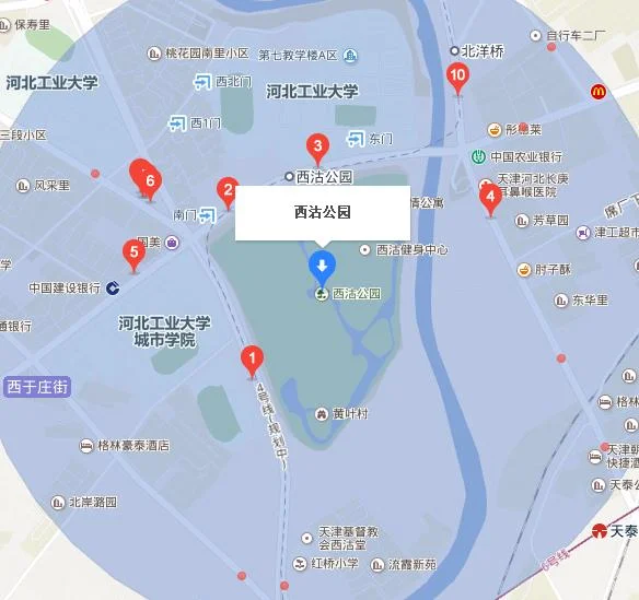 谁知道地铁4#线西沽公园站具体位置在哪（天津西沽公园有地铁吗）
