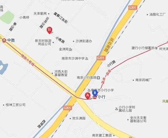 南京 怎么乘地铁线到小行站（南京小行地铁站停车场）3