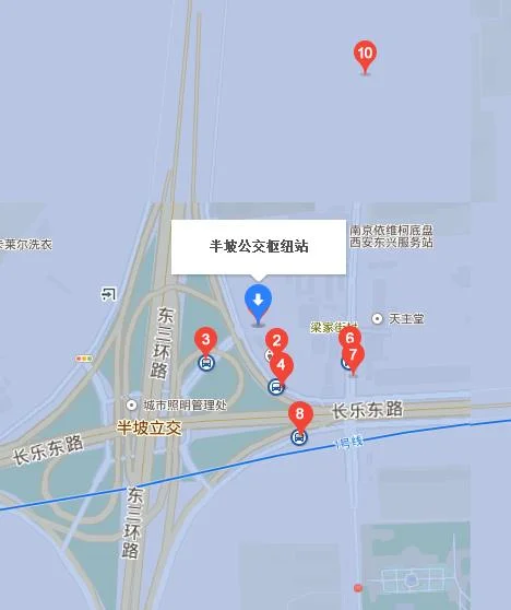 后卫寨地铁口从那个出口出可以做13路公交车（半坡地铁出口做213路车）