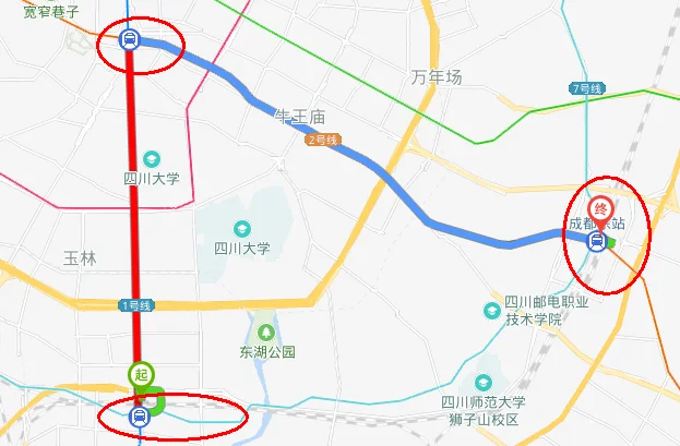 从成都东站坐地铁到成都火车站南站应该坐地铁几号线(成都东站有到火车南站的地铁不)2