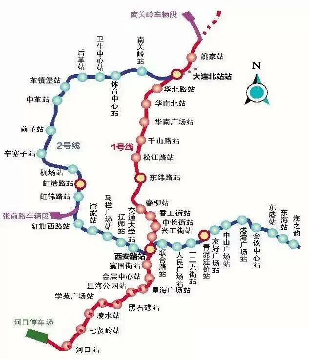 大连地铁5号线路图（大连5号地铁站设计图）