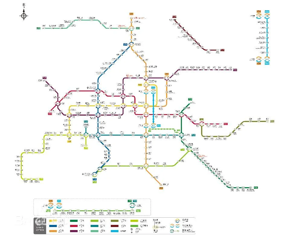 广州市地铁线路图高清版（广州地铁图高清）4