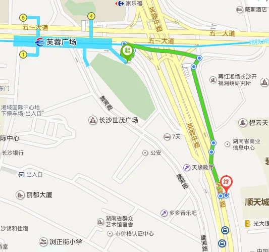 从芙蓉广场坐地铁长沙火车站坐几号线在哪个位置下(芙蓉广场到高铁站地铁)2