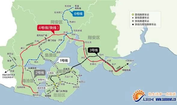 厦门地铁6号线的地铁概述（厦门地铁线6号线路图）3