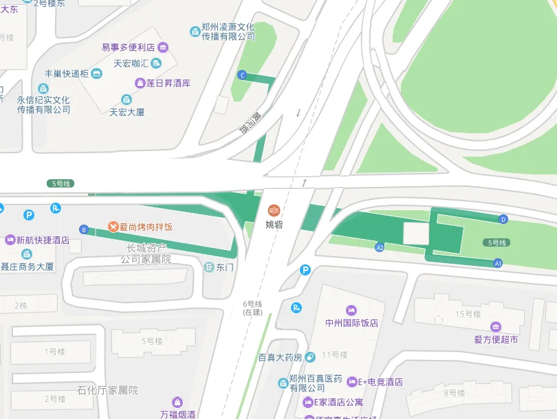 郑州地铁五号线(郑州地铁5线后河芦站几个出口)4