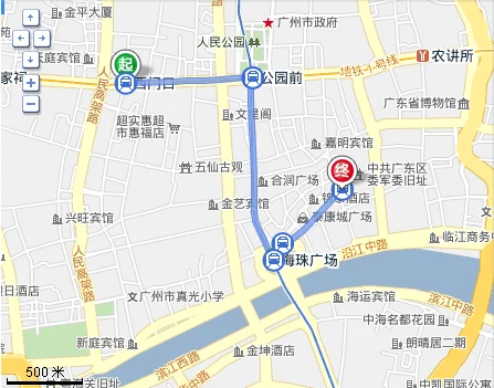 怎么去广州北京路步行街在公园前地铁口应该走哪个出口出来后应该往哪个方向走要走多远才到(地铁那个出口去北京路仰忠汇)1