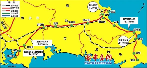 威海高铁和威海普通火车站是一个站吗(青烟威高铁)2