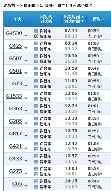 高铁:北京西至武汉途径哪些站（许昌东到武汉高铁时刻表）2