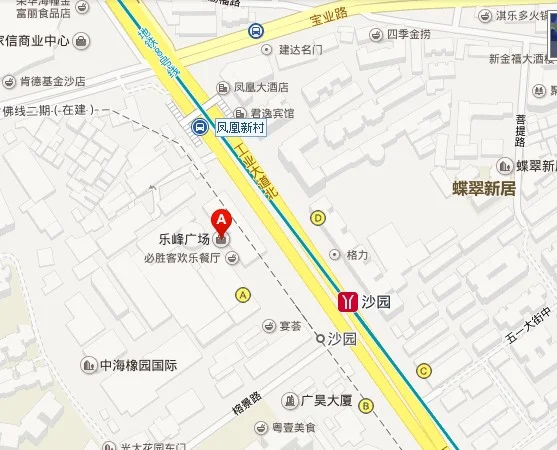 广州地铁8号线沙园站哪个出口是乐峰广场（乐峰广场哪个地铁站）2