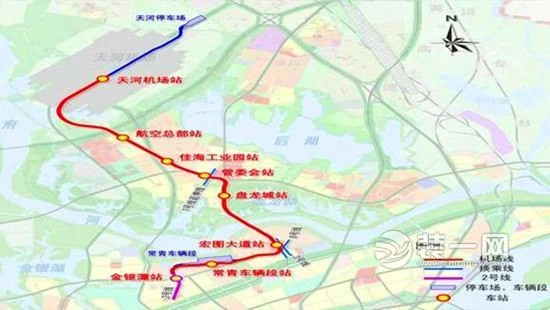 武汉地铁机场线有哪些换乘站（武汉地铁机场线间隔）2