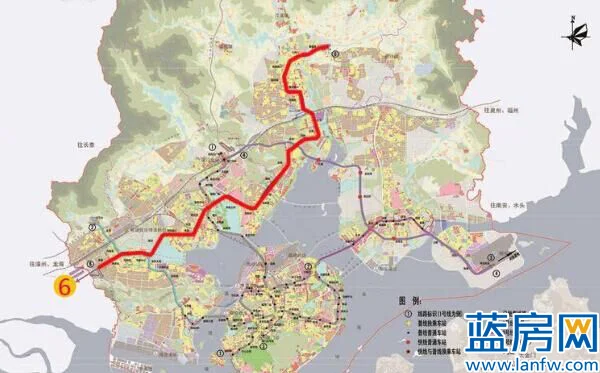 厦门地铁6号线的地铁概述（董任西地铁站）