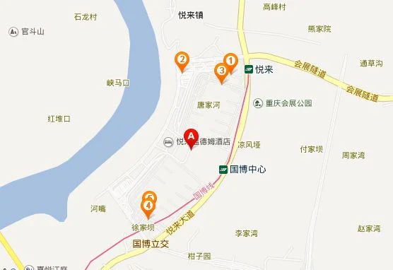 重庆地铁6号线礼嘉那里是换乘还是怎么哦是两个方向一个是悦来一个是北碚(重庆悦来轨道交通)1