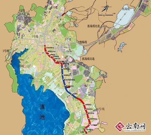 昆明地铁3号线途径站点及票价和时间(昆明地铁线3号线站点)2