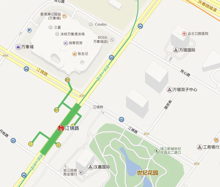 杭州万银国际附近有地铁站吗（万银国际哪个地铁出口）