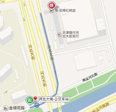 天津地铁路线全图（天津河北大街地铁站）3