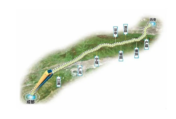 陕西规划建设一座新高铁站2台6线规模何时建成呢（西合高铁什么时候开工）2