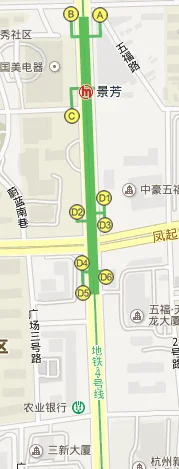 杭州地铁4号线景芳站有几个出口（杭州景芳地铁出口）2