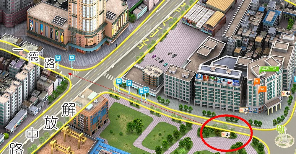 怎么坐地铁去广州万菱广场（从海珠广场坐地铁怎样到一德路）