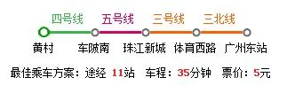 广州地铁4号线首班车到黄村经过各车站时间（广州东到黄村地铁）2