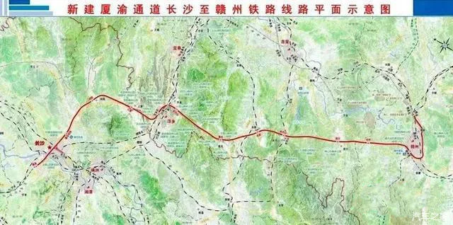 咸宜井铁路为什么要调整为岳吉铁路南北大动脉为什么就这样流失了这样对宜春对江西的交通有什么好处(咸宜井赣铁路批复2016)1