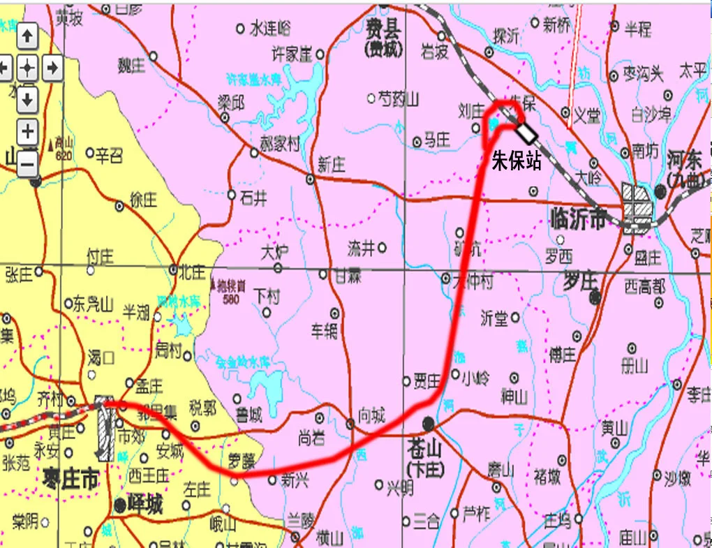 枣临铁路的路线（枣林铁路邹坞）