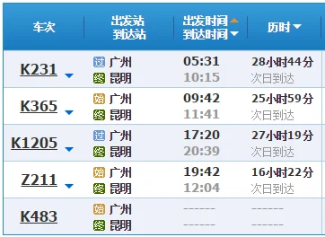 有广州到云南的高铁吗（广州到昆明有高铁吗）2