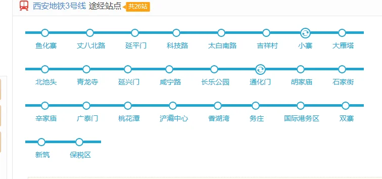 西安地铁晚最晚上开到几点（西安地铁3号线点关门）6
