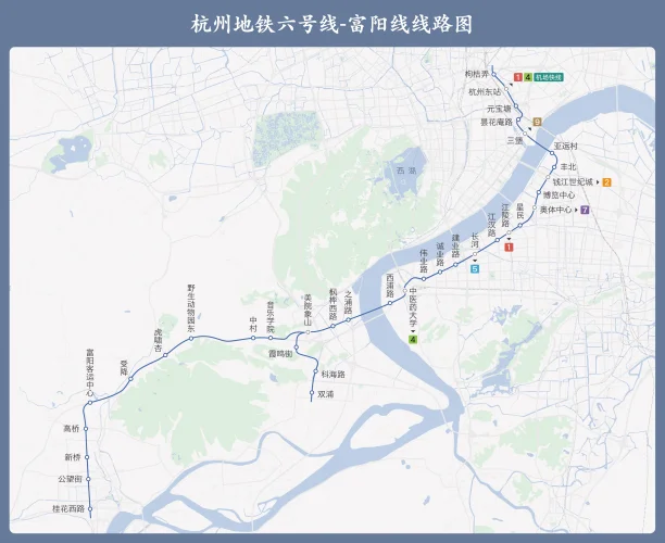 杭州地铁6号线建成后可以去往哪几个景点了（杭州地铁6号线二期建设情况）
