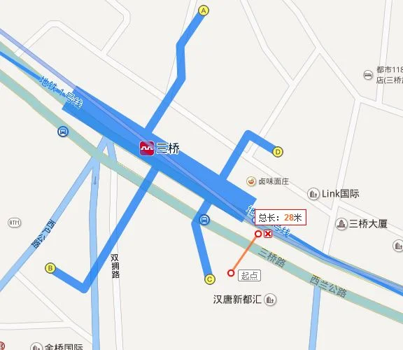 昆明地铁1号线交三桥有几个出口（三桥地铁站有几个口）5