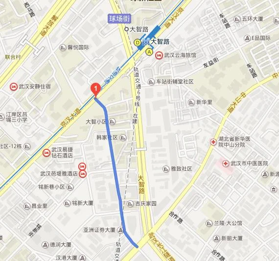 武汉地铁6号线体育场中心出口(江汉路地铁6号线出口)3