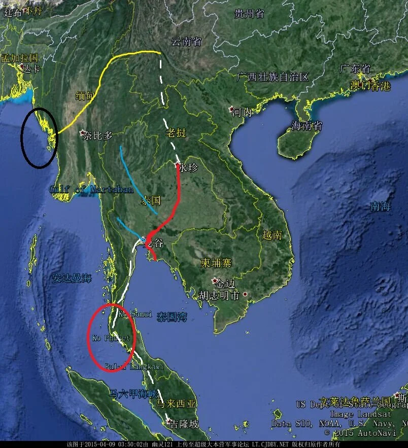 中缅高铁的走向（中缅国际铁路）4